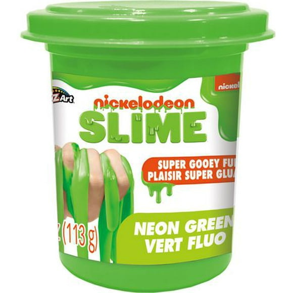 Nickelodeon 4oz Premade Slime - Neon Green