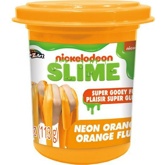 Nickelodeon 4oz Premade Slime - Neon Orange