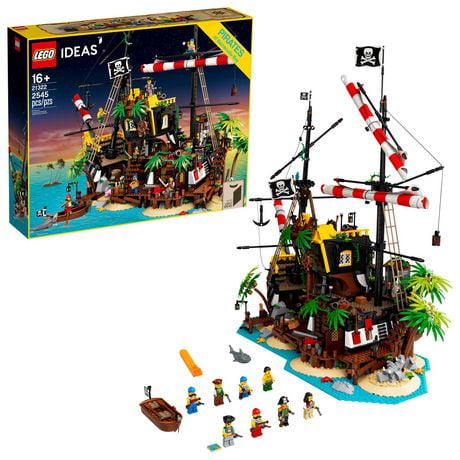 LEGO Ideas Pirates of Barracuda Bay 21322 Toy Building Kit (2,545 ...