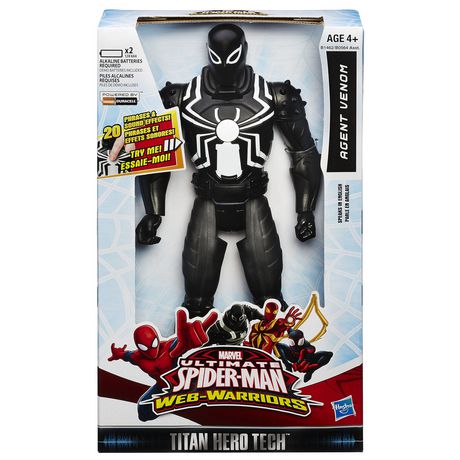 Marvel UltimateSpider-Man Web Warriors Titan Hero Tech Electronic Agent ...