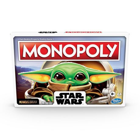 Monopoly: Star Wars The Child Edition Board Game For Families And Kids Featuring The Child, Who Fans Call "Baby Yoda" Multi
