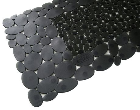 Mainstays Stones Black Bath Mat | Walmart Canada