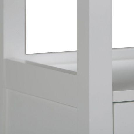 Hayes 29.9 inch H x 15 inch W Floor Storage Bath Cabinet in Pure White ...