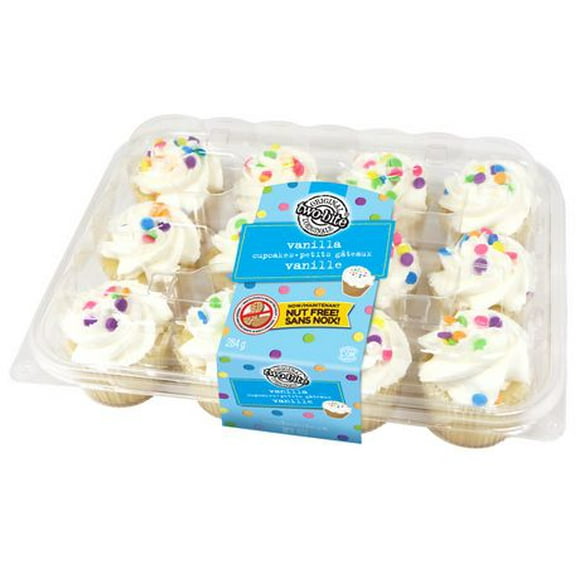 two-bite® Vanilla Cupcakes, 284 g, 12ct, Quantity – 284 g