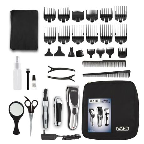 Wahl Cordless Pro Home Barber Kit - Model 3155, Complete Cordless Home Barber Kit