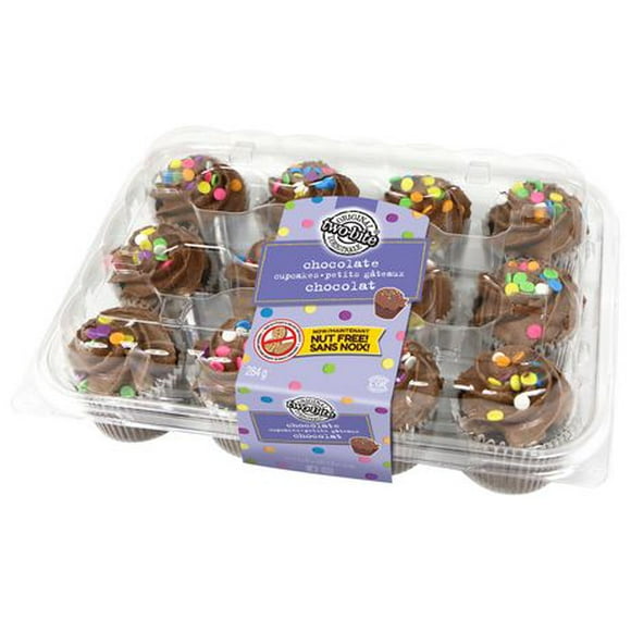 two-bite® Chocolate Cupcakes, 284 g, 12ct, Quantity – 284 g