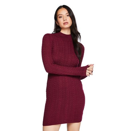 No Boundaries Women's Sweater Dress - Walmart.ca