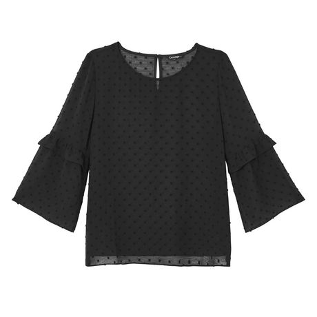 George Women's Ruffle Bell Sleeve Blouse | Walmart Canada