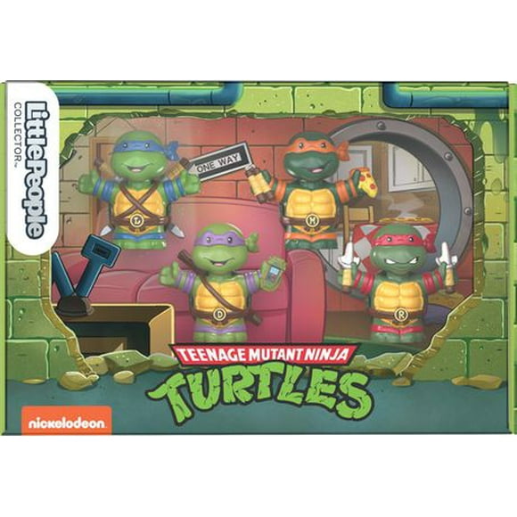 Little People Collector Teenage Mutant Ninja Turtles Special Edition Set, 4 Figures