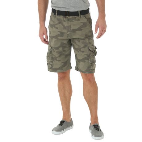 Wrangler Men's Belted Cargo Shorts | Walmart Canada