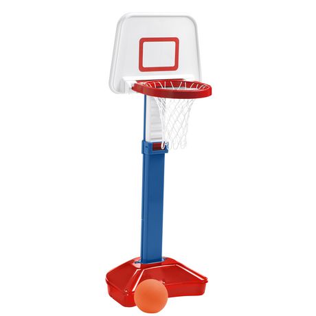 American Plastic Toys Jump 'N Slam Basketball Set Blue