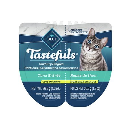 Blue Buffalo Tastefuls Savoury Singles Tuna EntreeCuts in Gravy Adult ...