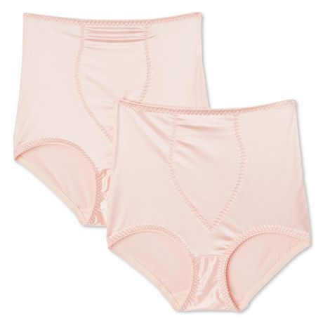 George Women's Light Control Brief with Panel 2-Pack, Sizes M-2XL ...
