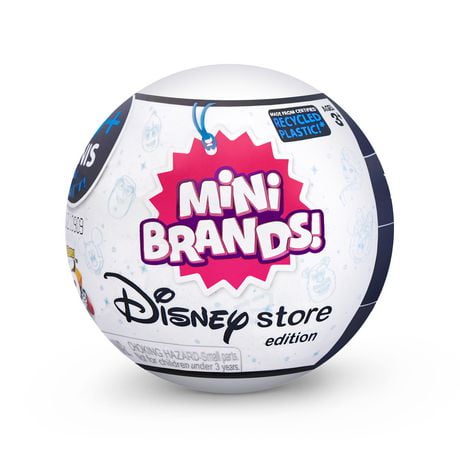 5 Surprise Mini Brands Disney Store Series 1 Mystery Capsule Collectible Toy