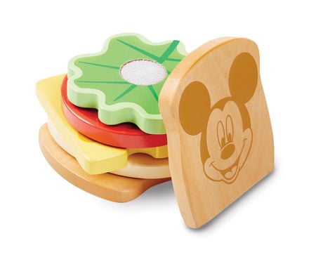 wooden sandwich set