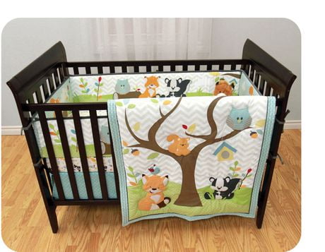 Ensemble Literie 3 Pieces Pour Lit De Bebe Garanimals Dans Les Bois Walmart Canada