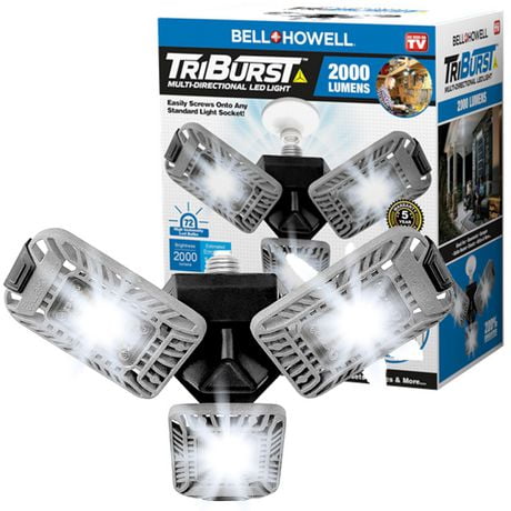 Bell + Howell Triburst Multi-Directional LED Light Adjustable Panels ...