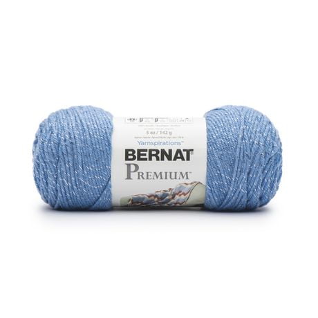 Bernat® Fil Scintillant Premium™, Acrylique #4 Moyen, 5oz/142g, 258 Yards Fil moyen acrylique #4