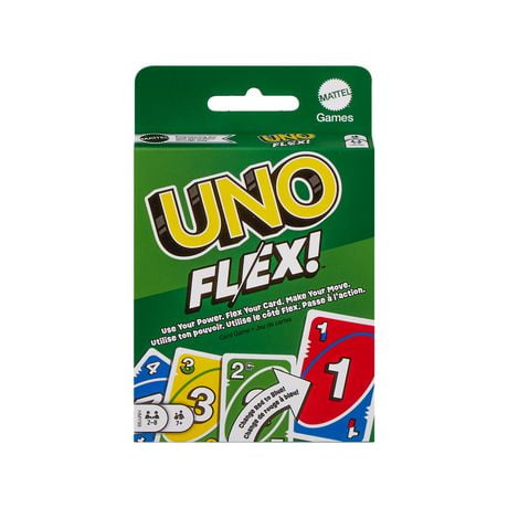 UNO Flex Card Game, Fun Games for Family and Game Nights, Ages 7+