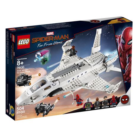 LEGO Marvel Spider-Man Far From Home: Stark Jet and the Drone Attack 76130  Toy (504 Piece) | Walmart Canada