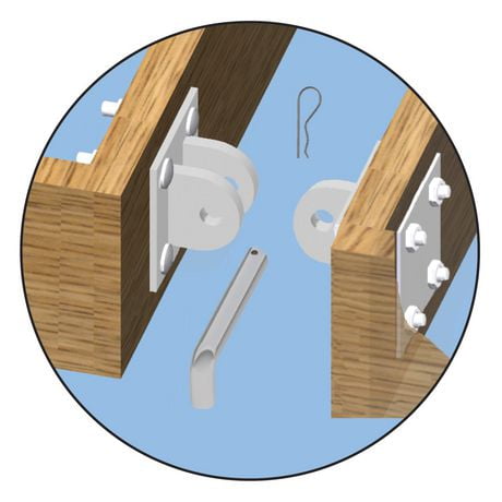 Floatng Dock Hinge Pin Hvy Dty