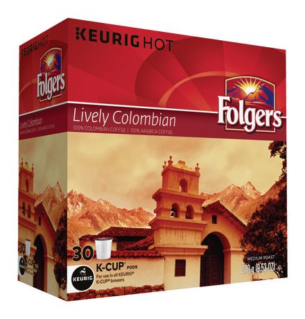 Folgers Lively Colombian K-Cup Coffee Pods