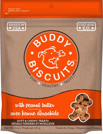 Buddy Biscuits Soft & Chewy Treats with Peanut Butter - Walmart.ca