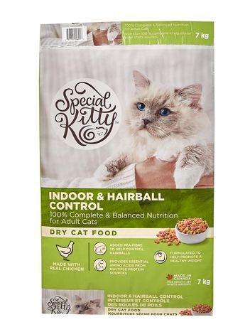 Special Kitty Indoor & Hairball Control Dry Cat Food 7Kg