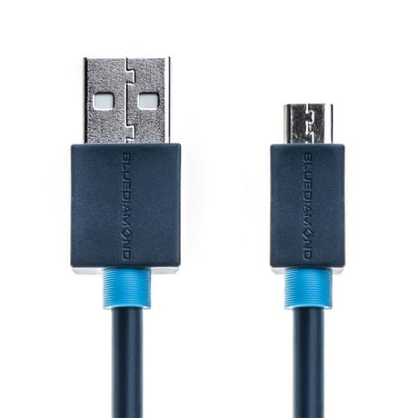 Câble Micro USB SmartSync de BlueDiamond de 10 pi