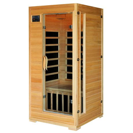 Radiant Saunas Hemlock Infrared Sauna with 4 Carbon Heaters