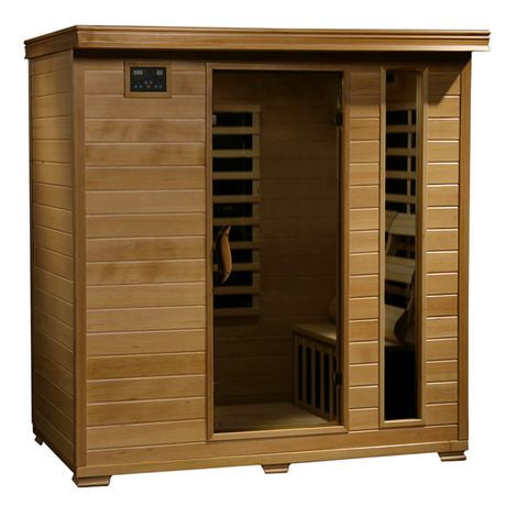 Radiant Saunas Hemlock Infrared Sauna with 9 Carbon Heaters