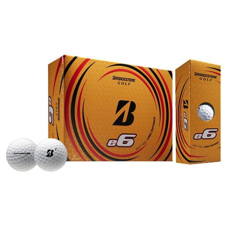 Balles de golf Bridgestone E6 Blanc (une douzaine)