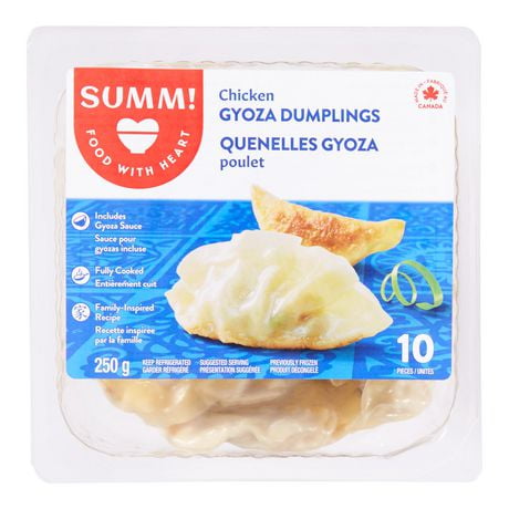Chicken Gyoza Dumplings, 10 pieces/1 sauce 250g