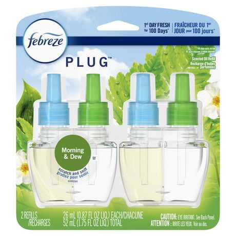 Fragrance Oils vs. Essential Oils Febreze PLUG air freshener refills are compatible with both the classic and newly redesigned Febreze plug warmers. Like what you smell? Febreze is also available in Febreze AIR (air freshener spray) and Febreze CAR (car air freshener vent clip).Reviews: