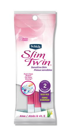 schick slim twin disposable razors women's