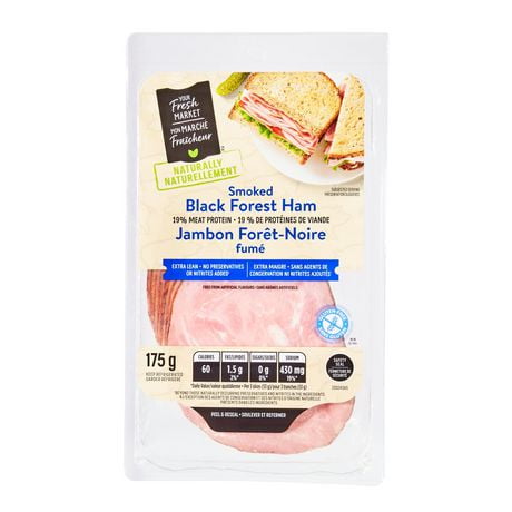 Your Fresh Market Naturally Smoked Black Forest Ham, 175 g