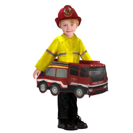 Toddlers' Fire Truck Ride-Along Costume 3-4T