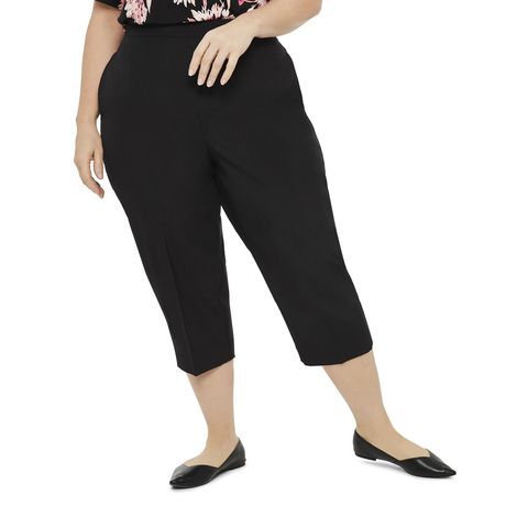 Penmans Plus Women's Polyester Pull-On Capri Pant | Walmart Canada