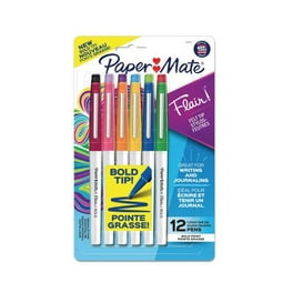 Paper Mate Flair Felt Tip Pens, Medium Point (0.7mm), Black, 36 Count -  Yahoo Shopping