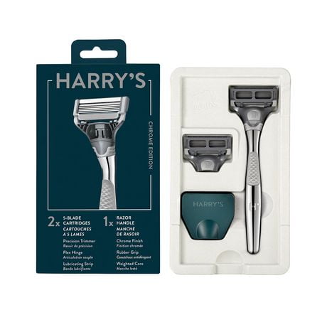 Harry’s Men’s Razor: Chrome Edition | Walmart Canada