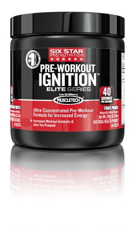Six Star Pro Nutrition Pre Workout Ignition Fruit Punch Walmart Canada