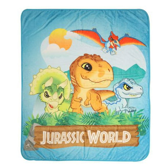 Jurassic Park couverture pour enfants 40 x 50