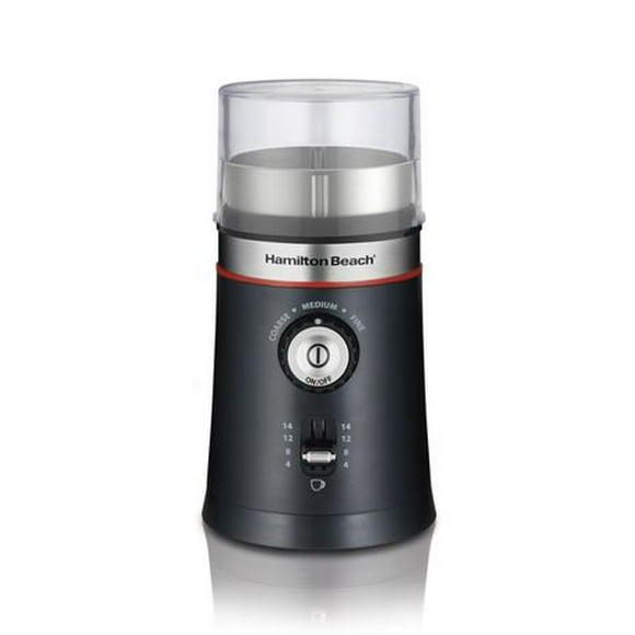 Hamilton Beach Coffee Grinder with Removable Chamber, 14 cup capacity