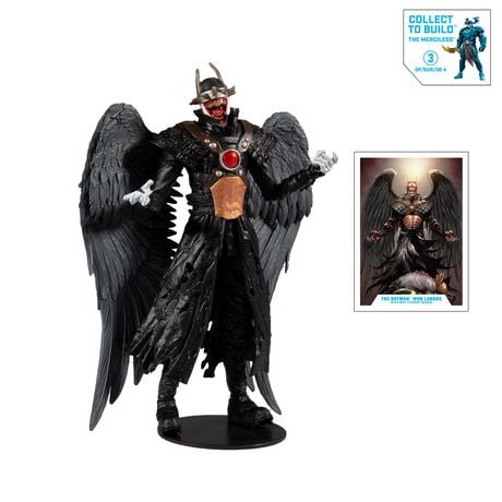 McFarlane Toys - DC Multiverse - Batman Who Laughs with Sky Tyrant Wings and Build-A Parts for 'The Merciless' Figure