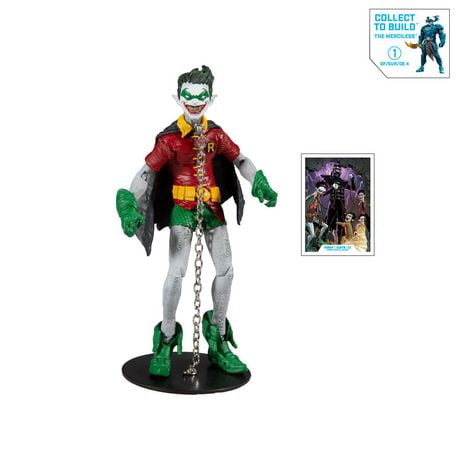 McFarlane Toys - DC Multiverse - Robin Earth-22 (Dark Nights: Metal) Action Figure with Build-A Parts for 'The Merciless' Figure