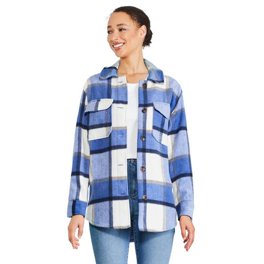 Women's Ladies Warm Fleece Tops Jacket Zip Up Coats 