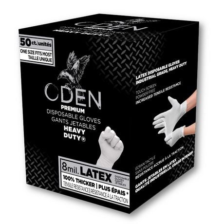 Oden 50ct Premium Latex, 50ct Gloves