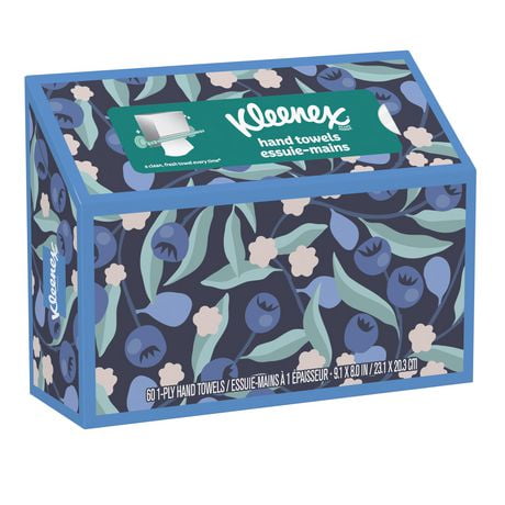 Essuie-mains Kleenex pour tous les jours, 60 serviettes 1 boîte ,60 towels