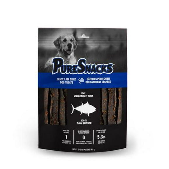 PureSnacks jerky du thon pour chien 21,2 fois | 601g