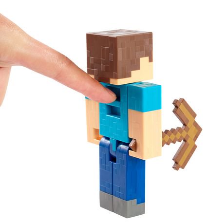 Minecraft Steve with Pickaxe Figure, 5"  Walmart Canada